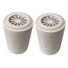 2 x Replacement Filter Cartridges for Chrome and White Narrow In Line Shower Filter
