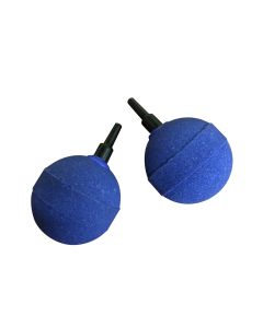 2 x 50mm 2" Round Air Stones for Pond or Aquarium Fish Tank