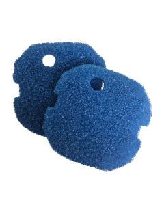2 x Compatible AquaOne Aquis 1200/1250 and 1000/1050 Blue Coarse Foam Filter Pads