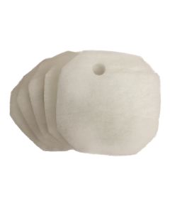 5 x Compatible AquaOne Aquis 1200/1250 and 1000/1050 White Filter Wool Pads 