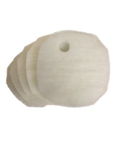 5 x Compatible AquaOne Aquis 700/750 and 500/550 White Filter Wool Pads