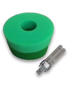 Hozelock Bioforce 2200 Foam Set and 5w PLS UV Bulb