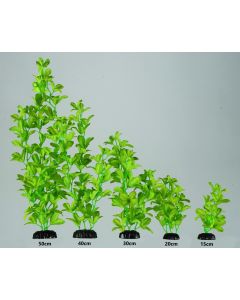 Silk Plant Aquarium Ornament in Various Sizes (Green Ludwigia)