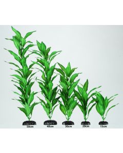 Silk Plant Aquarium Ornament in Various Sizes (Green)