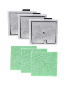 Compatible Interpet CF2 Three Month Service Kit (3 x Filter Cartridges, 3 x Algaway Pads)