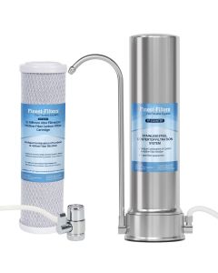 stainless steel countertop water filter system
