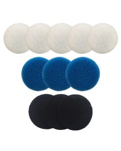 Filter Media Set for Eheim Classic 2217 Including 5 x Poly, 3 x Coarse Foam, 3 x Carbon Foam