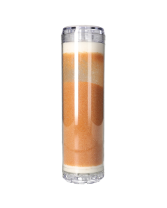 Plastic Resin Holder FILLED with DI Resin