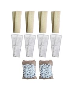 8 x Compatible Foam and 8 x Polymax Filter Cartridges and 2 x 170g Biomax for Fluval U4