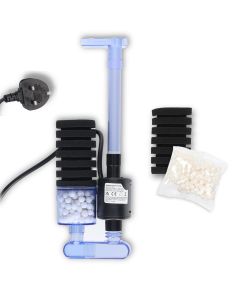 aquarium single sponge bio filter with bio media