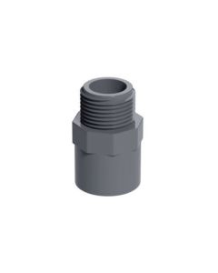 20mm to 1/2" PVC Threaded Male Connector