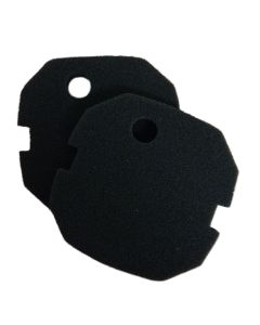 2 x Compatible AquaOne Aquis 1200/1250 and 1000/1050 Black Fine Foam Filter Pads