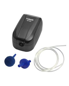 Hidom HD-601 Single Outlet Aquarium Air Pump with Accessory Kit