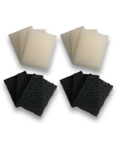 Compatible Interpet PF2 Foam Set (6 x Foam, 6 x Carbon)