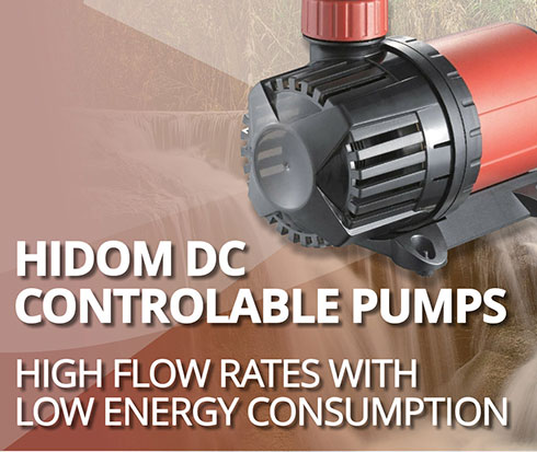 Hidom DC Controllable Pumps Hidom DC Controllable Pumps - High Flow Rates With Low Energy Consumption